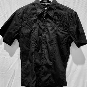 ROAR men’s designer shirt sleeve , style W53024, “ Spector” design, size medium